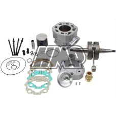 Kit cilindro DERBI EURO 2 D.52 mm curso 44.9 mm 96 cc com cambota TUNGSTENO biela 90-14 - ITALKIT